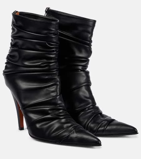 Alexander McQueen Ruched ankle boots 1
