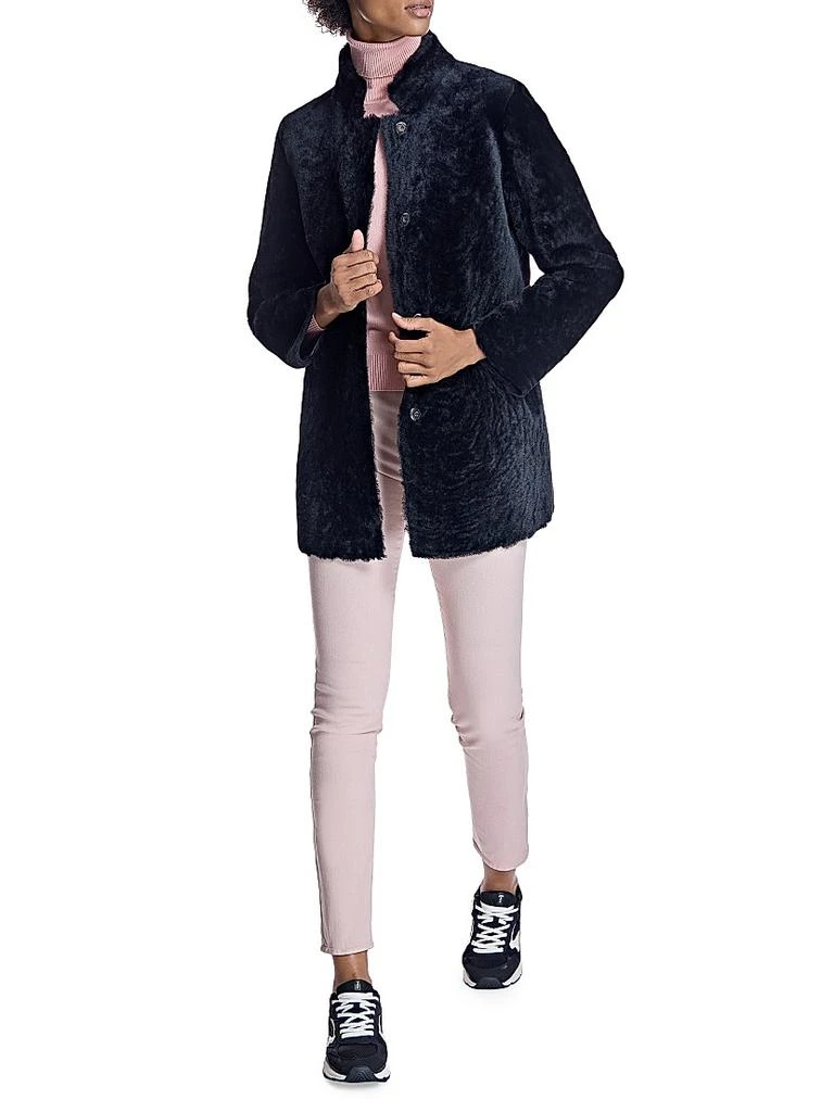 Maximilian Maximilian Reversible Shearling Lamb Jacket 8