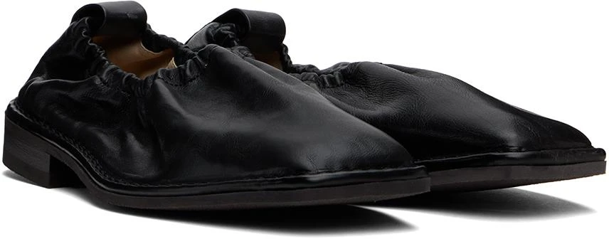 Lemaire Black Rubber Sole Loafers 4