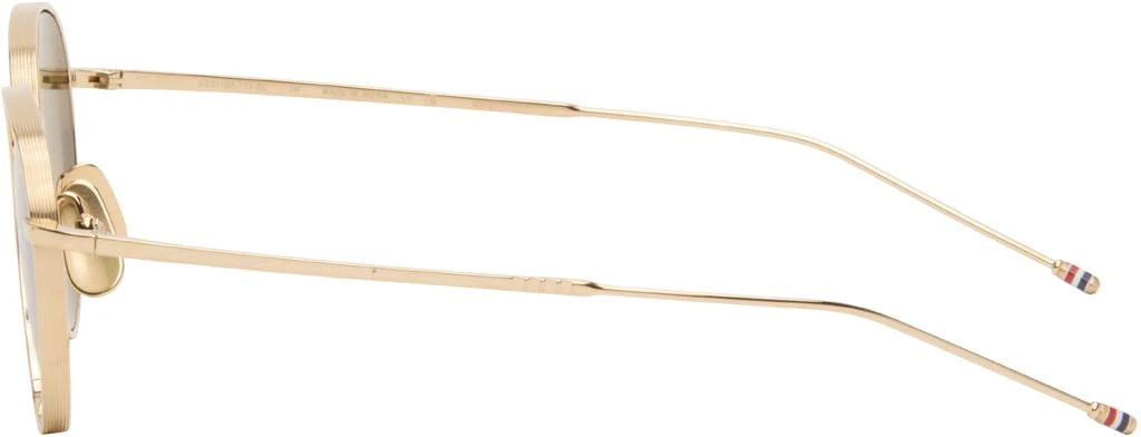 Thom Browne Gold Titanium Round Sunglasses 3