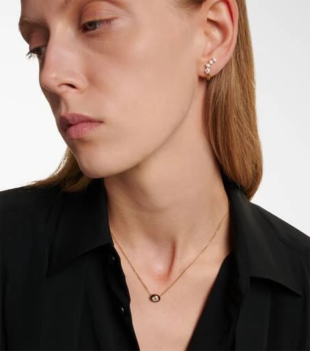 Melissa Kaye Lenox Reign 18kt gold necklace with diamond 3
