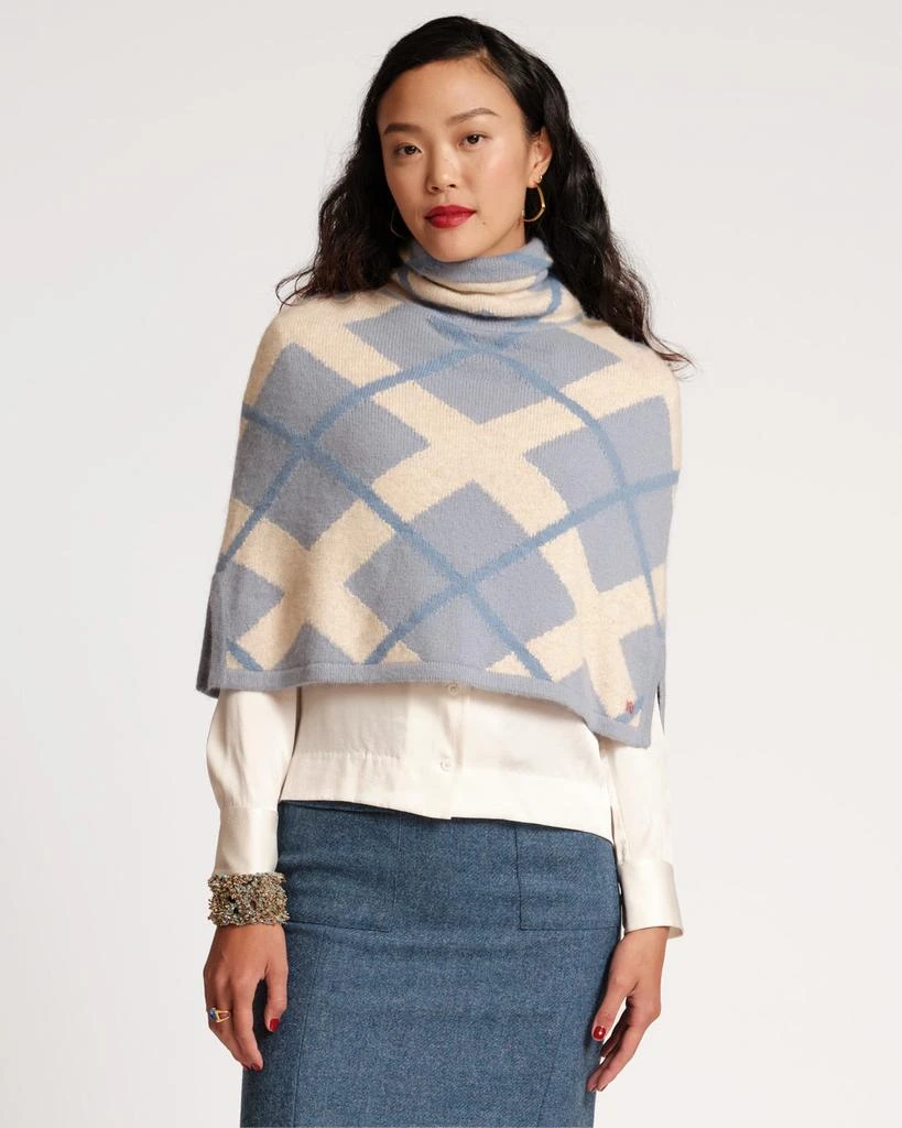 Frances Valentine Winnie Shrug Exploded Plaid 4