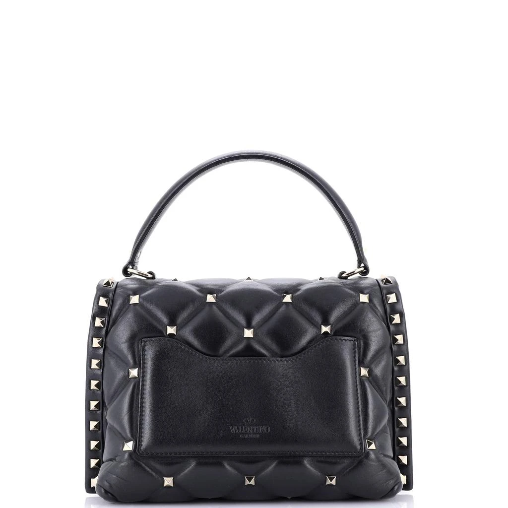 Valentino VLTN Candystud Top Handle Bag Printed Leather Medium 3