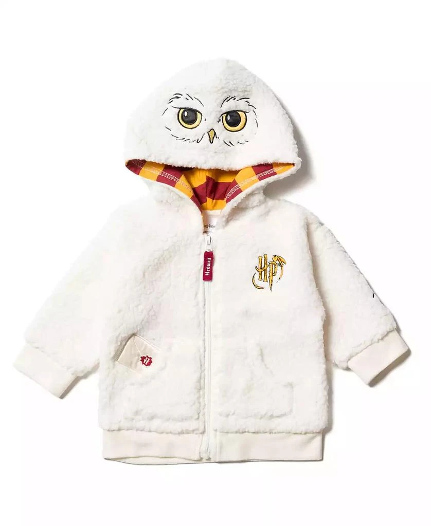 Harry Potter Baby Boys Hedwig Fleece Zip Up Costume Hoodie