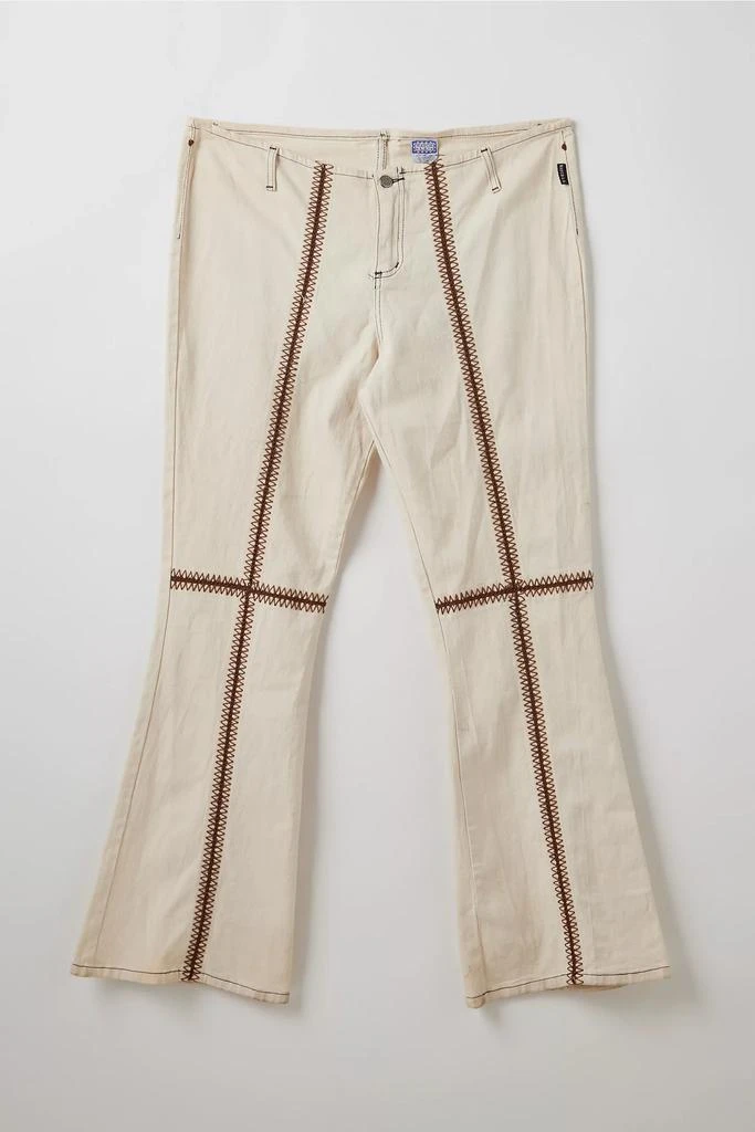 Urban Renewal Vintage By Madalyn Newell Stitched Low-Rise Flare Pant 1