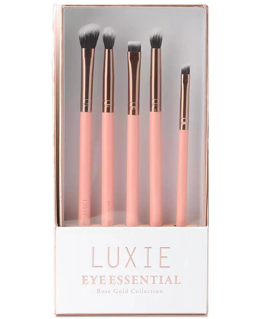 LUXIE 5-Pc. Rose Gold Eye Essential Brush Set 3