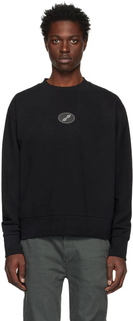 We11done Black Symbol Wappen Sweatshirt 1