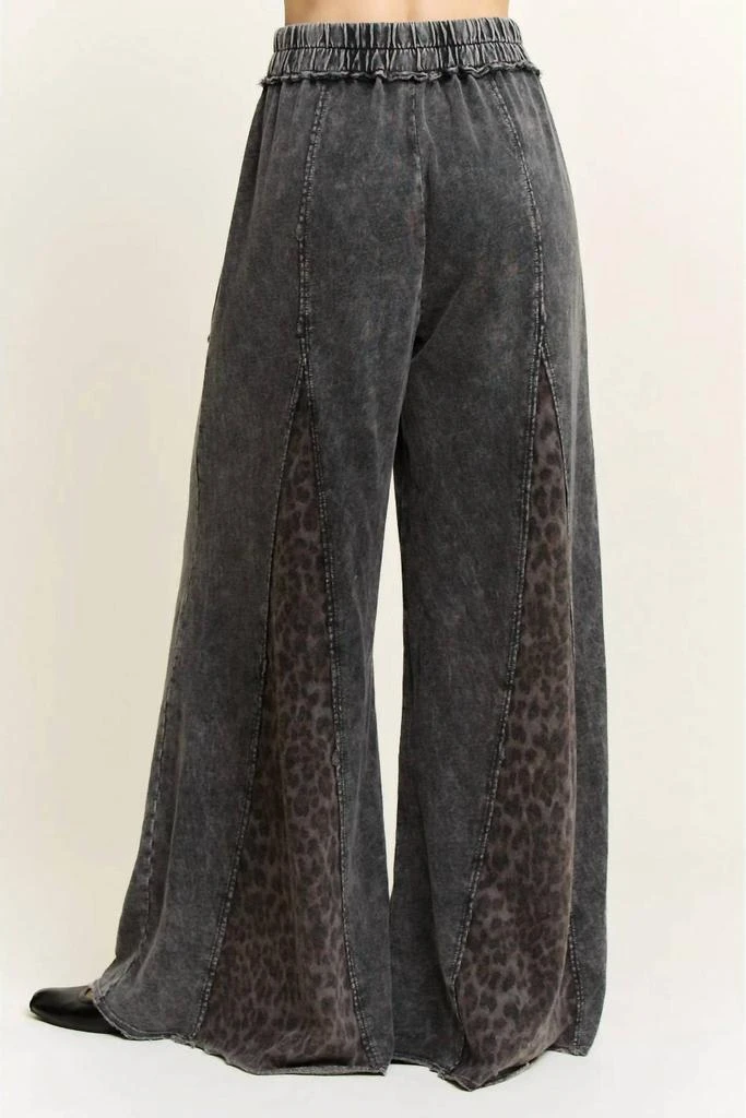 J. Her J. Her - Lainey Mineral Wash Leopard Pants 3
