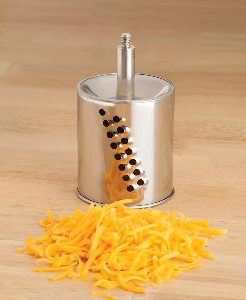 Fante's Suction Base Cheese Grater with 2 Grating Drums, The Italian Market Original since 1906 3