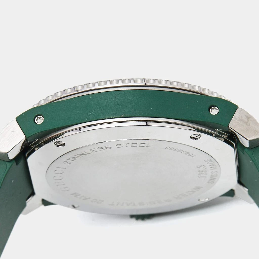 Gucci Gucci Black Stainless Green Rubber DIve YA136310 Men's  Wristwatch 40 mm 7