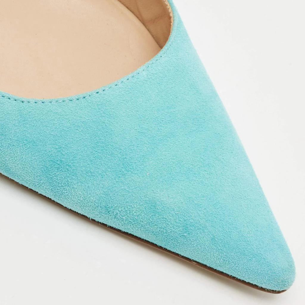Stuart Weitzman Stuart Weitzman Blue Suede Ryder Slingback Pumps Size 38 7