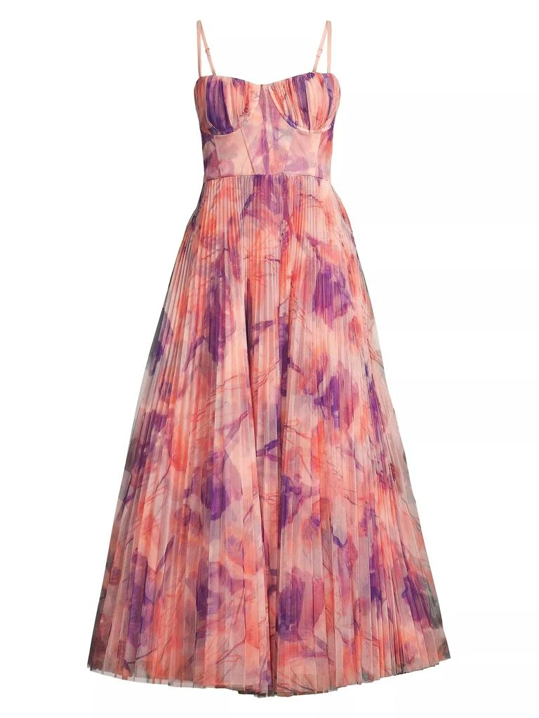 Hutch Amara Pleated Printed Dress 1