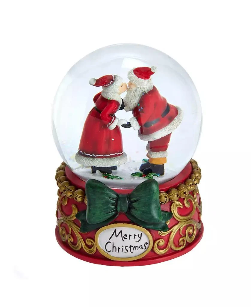 Kurt Adler 100MM Mr. & Mrs. Claus Musical Snowglobe 1