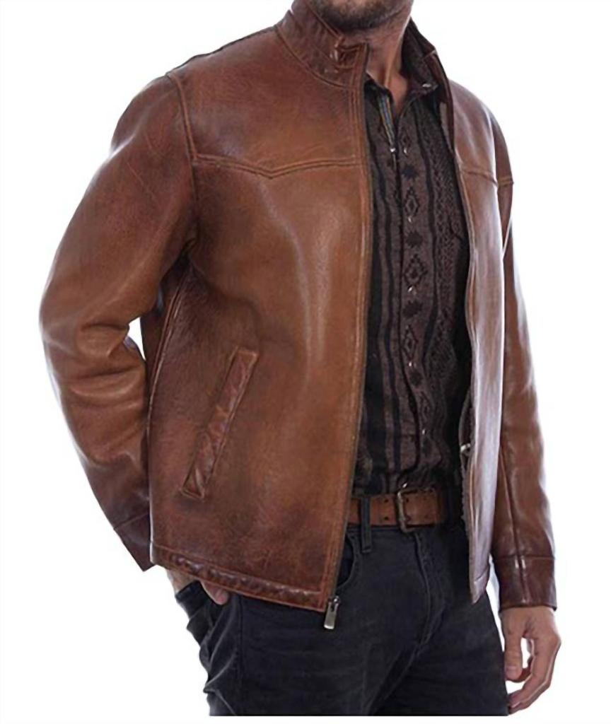 Scully Scully - Men's Luxurious Lamb Leather Shearling Lined Jacket