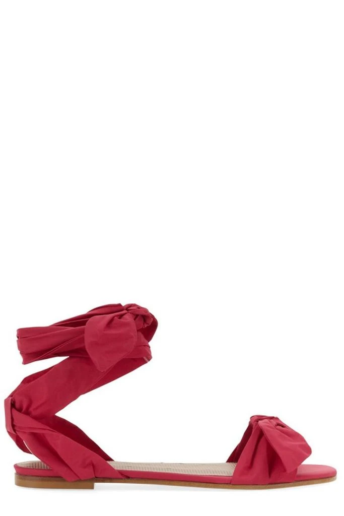 RED Valentino REDValentino Bow Detail Lace-Up Sandals 1
