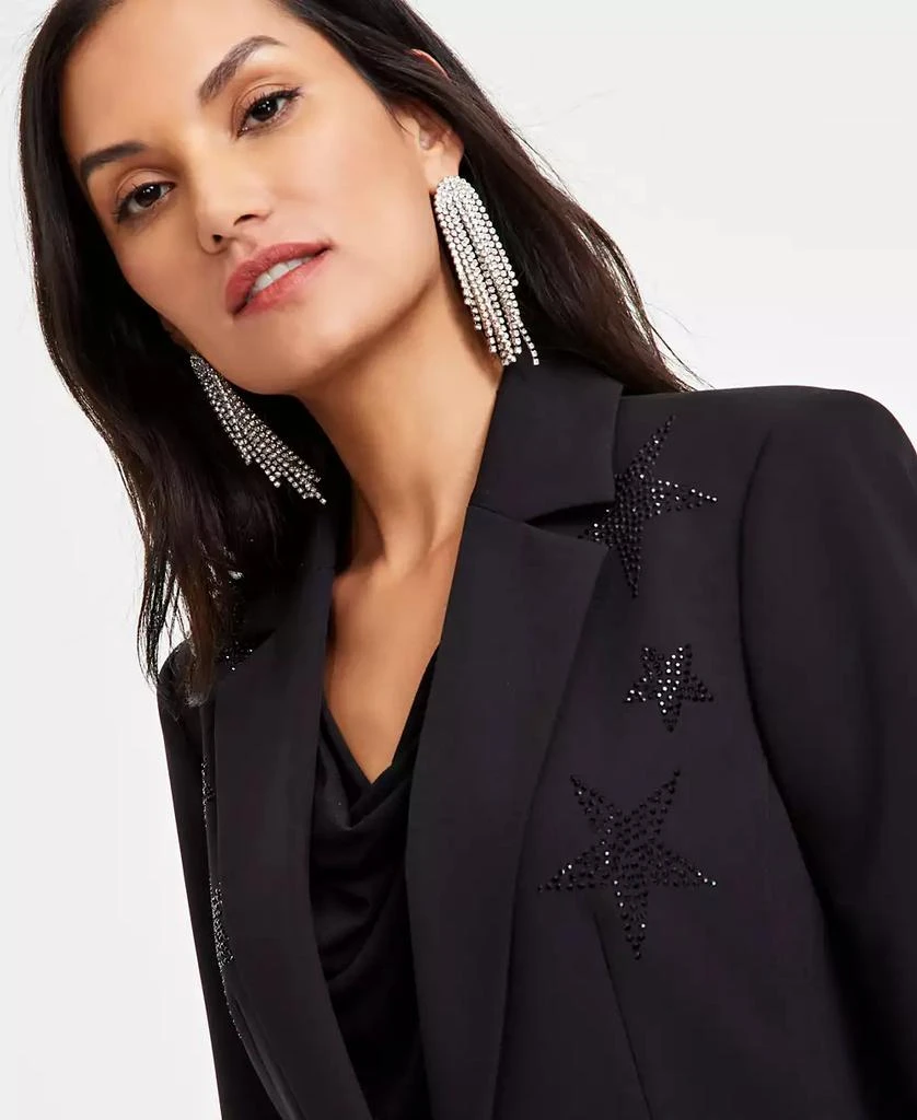 INC International Women's Embellished-Star Blazer, Exclusively at Macy's 3