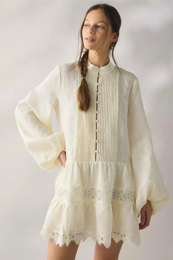 Bardot Bardot Antonia Lace Trim Trapeze Shirt Dress - Shirts - Free Shipping - BeyondStyle Bardot Bardot Antonia Lace Trim Trapeze Shirt Dress - Shirts - Free Shipping - BeyondStyle