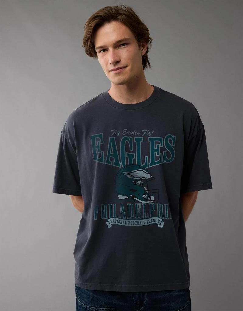 AE AE Boxy NFL Philadelphia Eagles Graphic T-Shirt 5