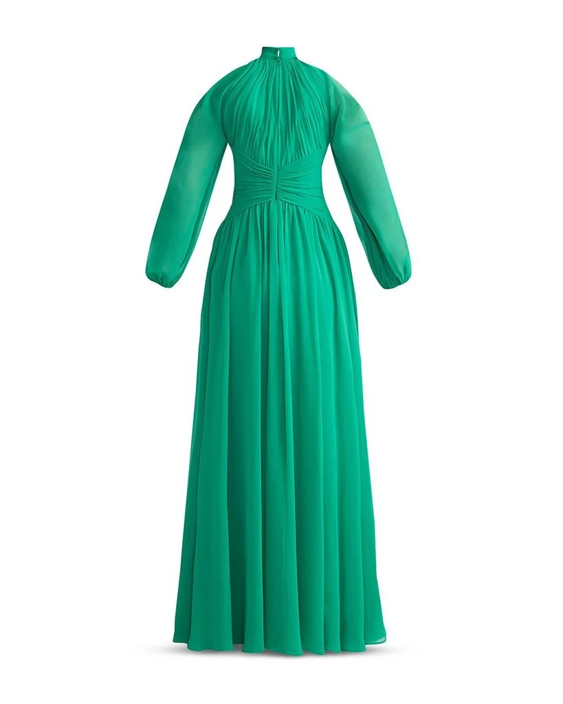 Zac Posen Wicked x Zac Posen Cold Shoulder Chiffon Gown 6