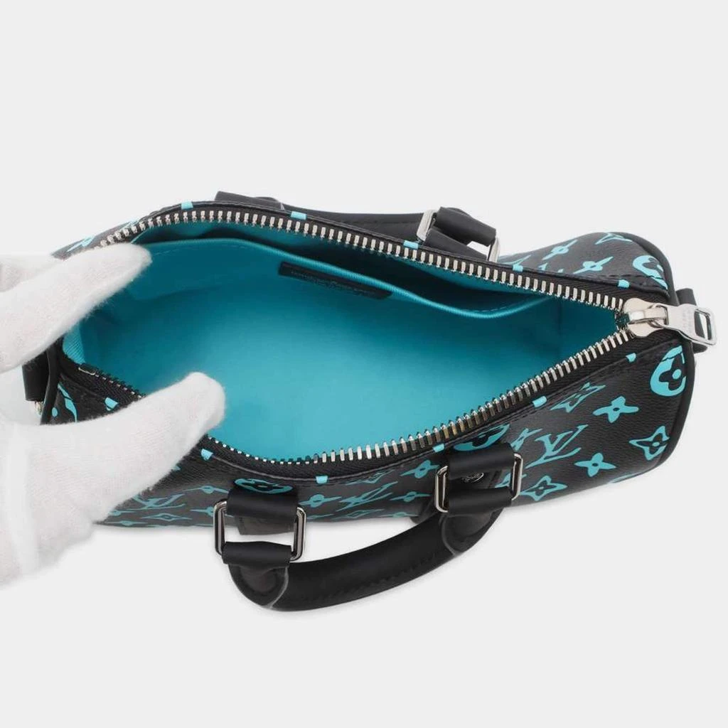 Louis Vuitton Louis Vuitton Keepall Noir/Blue Monogram Playground Size 25 7