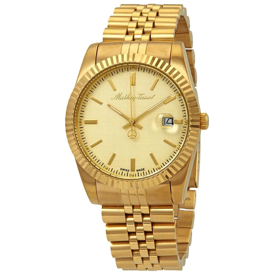 Mathey-Tissot Mathey III Quartz Gold Dial Men's Watch H810PDI 1