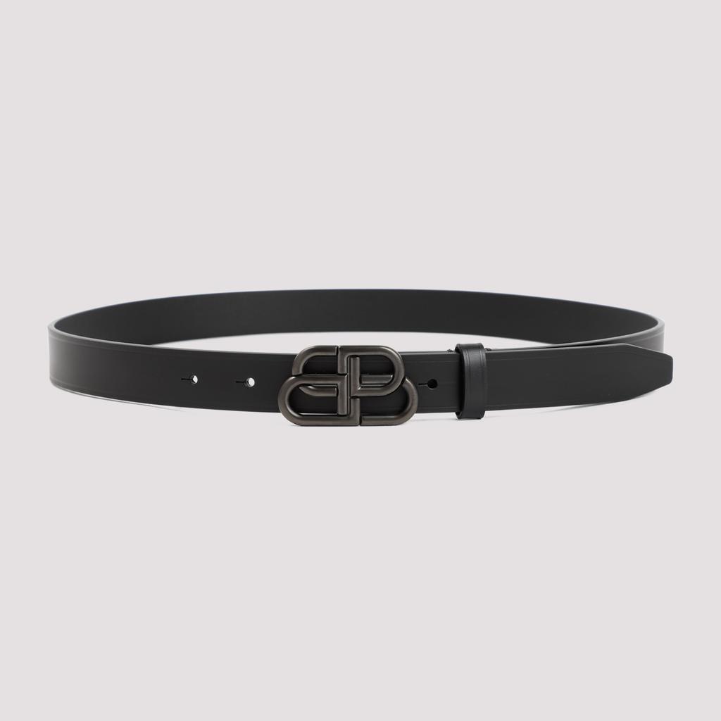 Balenciaga Leather Bb Belt