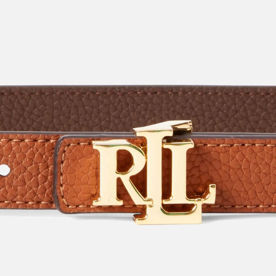 Ralph Lauren Lauren Ralph Lauren Reversible 20 Leather Skinny Belt 3
