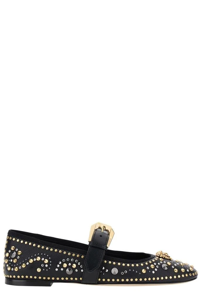 Versace Versace Studded La Medusa Ballerinas 1