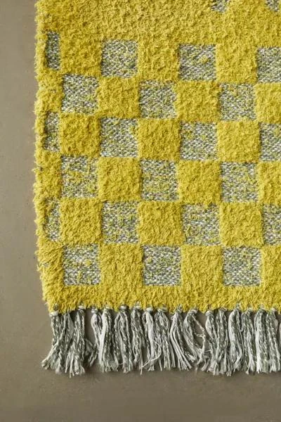 Urban Outfitters Space Dye Shag Rag Rug 5