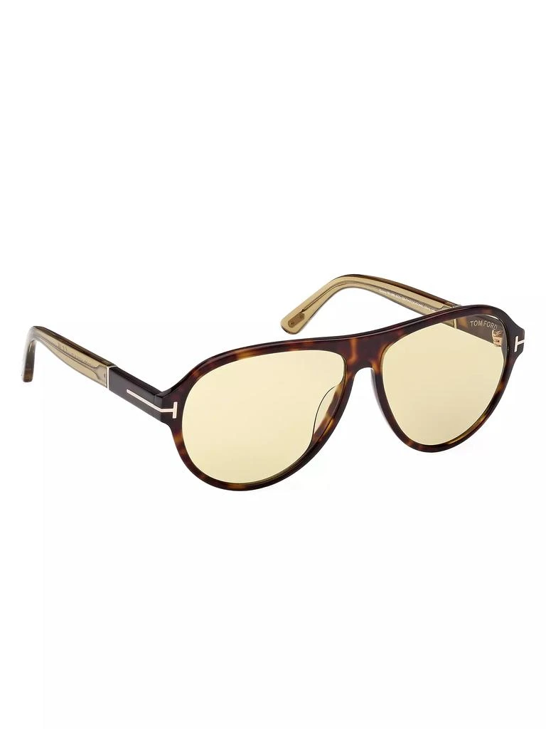 Tom Ford Quincy 59MM Pilot Sunglasses 8