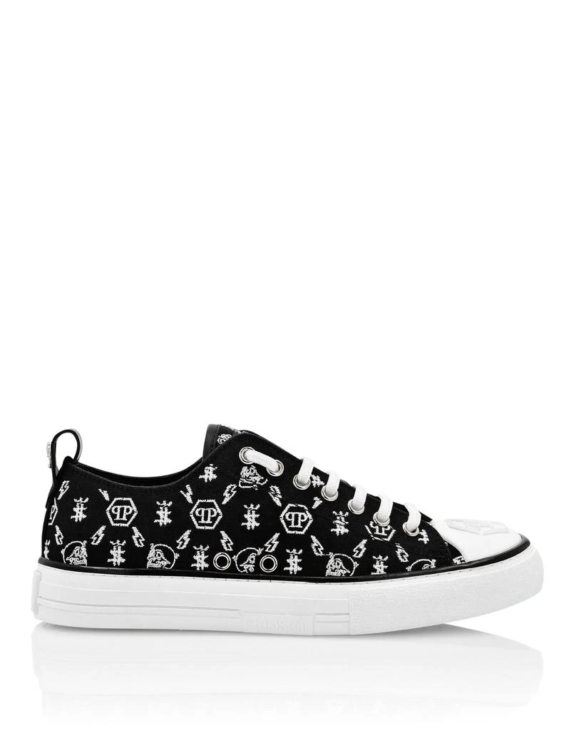 Philipp Plein Canvas Lo-Top Sneakers Megastar 3