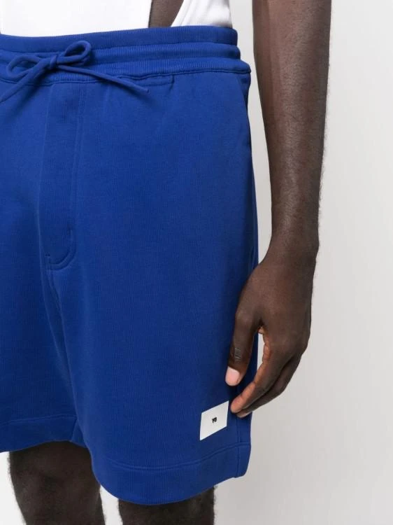 Y-3 Drawstring Organic Cotton Track Shorts 4