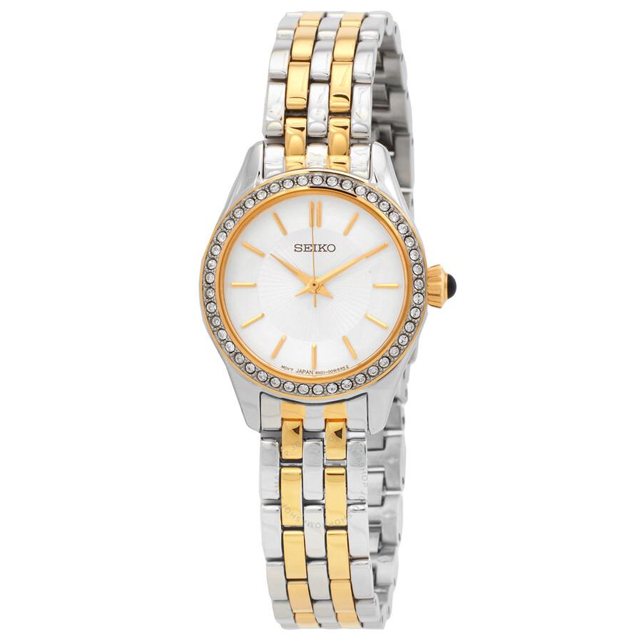 アナログ腕時計 SEIKO | Quartz White Dial Two-tone Ladies Watch SUR636P1 Seiko Quartz White Dial Two-tone Ladies Watch SUR636P1