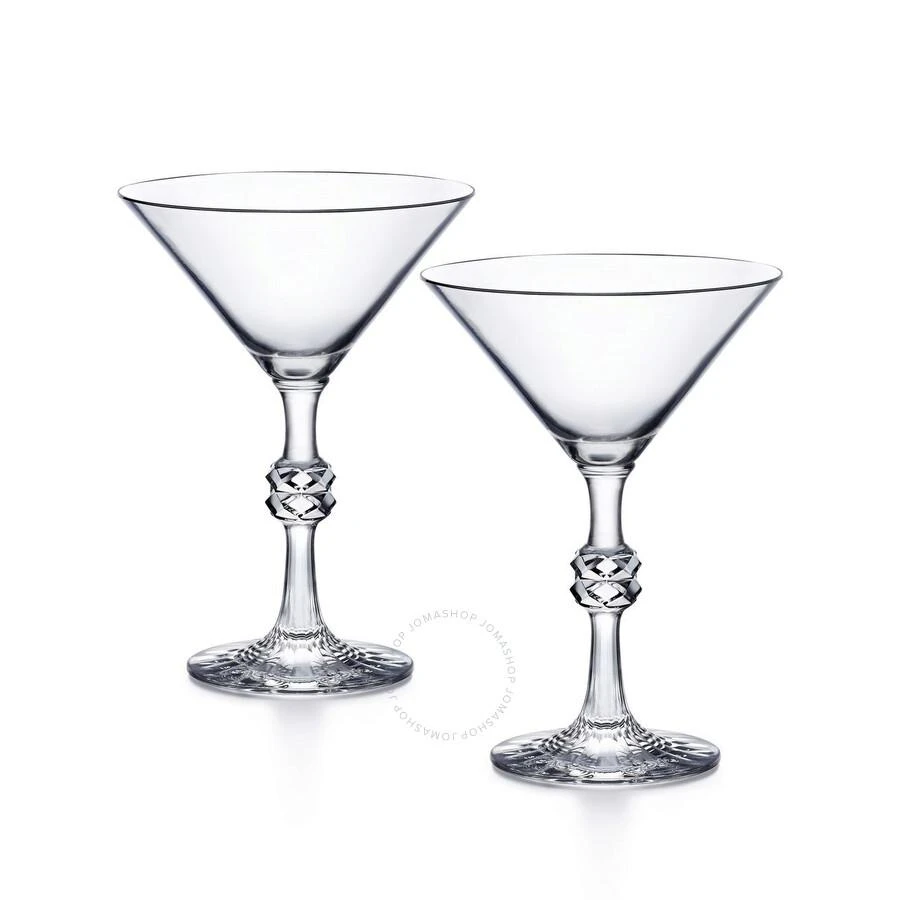 Baccarat Crystal Jean-Charles Boisset Passion Martini Glasses Set Of Two 1