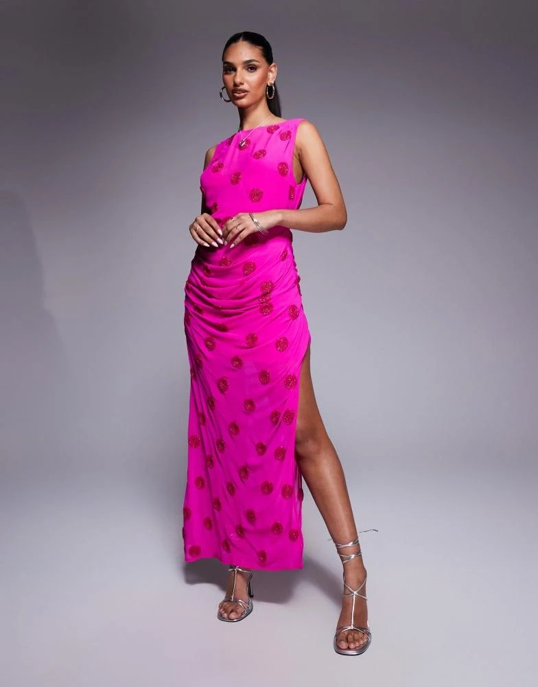 Shop ASOS DESIGN embellished spot drape midaxi dress in pink on Sale at BeyondStyle Get 16% Off ASOS DESIGN embellished spot drape midaxi dress in pink with Limited-Time Flash Deals, Exclusive Shop ASOS DESIGN embellished spot drape midaxi dress in pink on Sale at BeyondStyle Get 16% Off ASOS DESIGN embellished spot drape midaxi dress in pink with Limited-Time Flash Deals, Exclusive