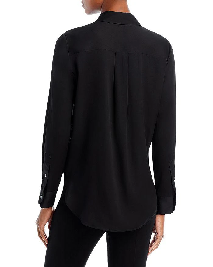 Theory Sunaya Silk-Stretch Shirt 3