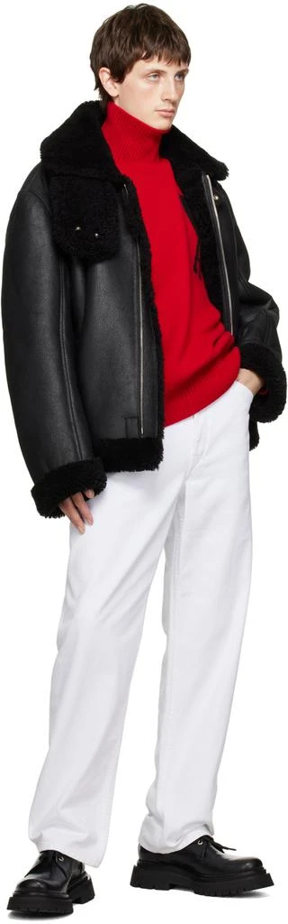 AMI Red Ami de Cœur Turtleneck 4