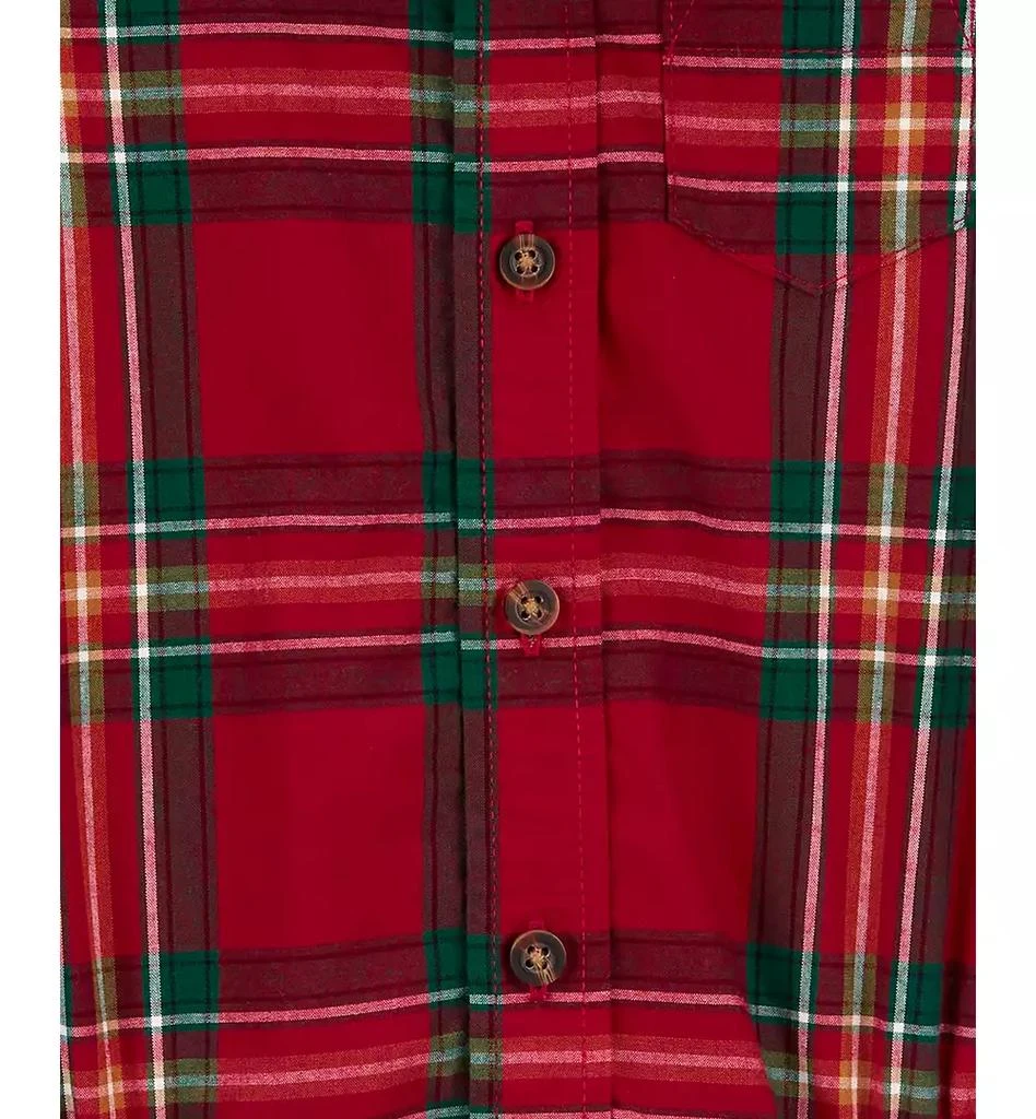 Carter's Baby Boys Dress Me Up 3-Pc. Plaid Bodysuit, Suspenders & Jeans Set 4