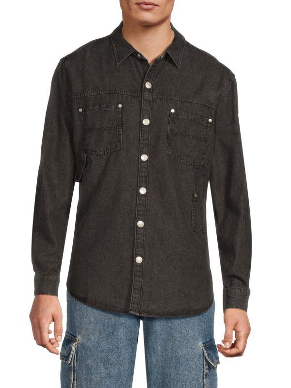WeSC Carpenter Acid Wash Denim Overshirt