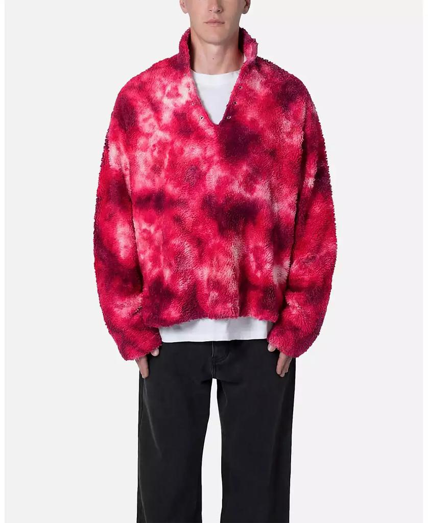 Loiter Men's Tie Dye Sherpa Pullover Sweater