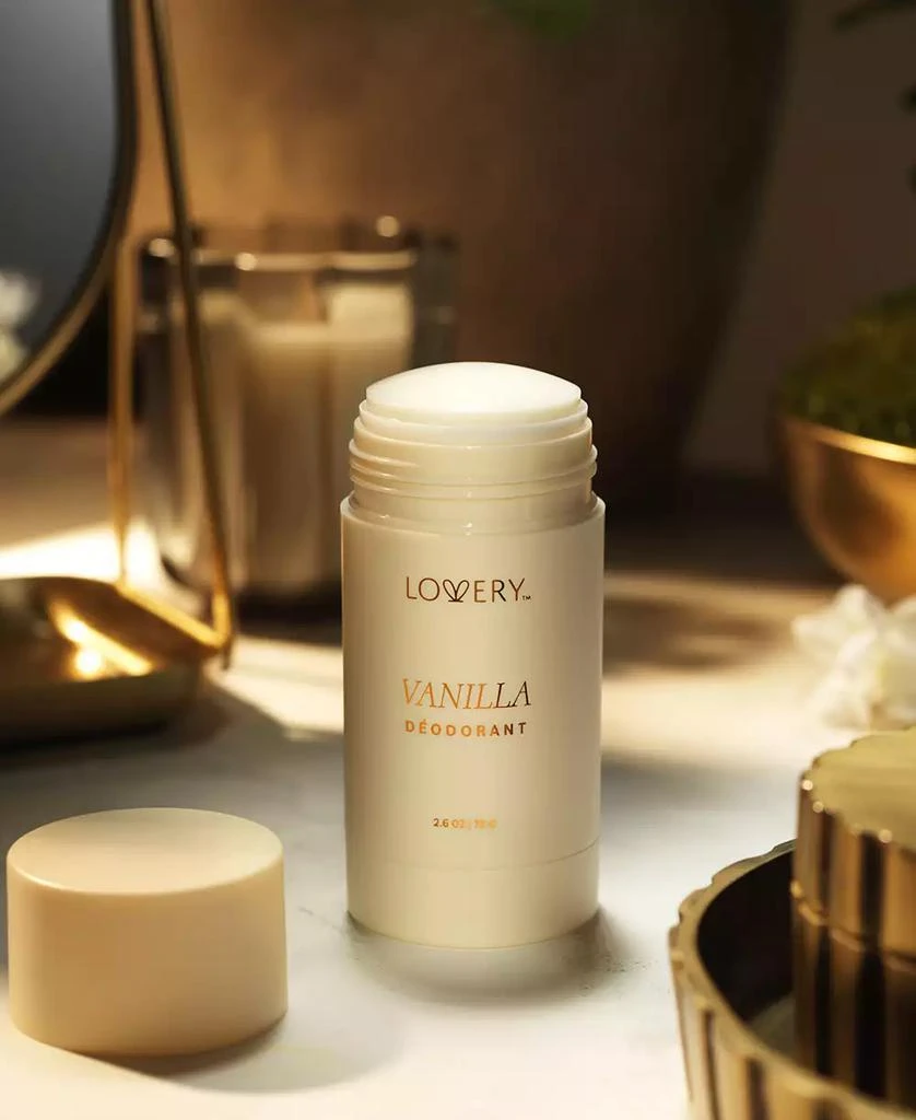 Lovery Vanilla Deodorant Stick, 2.6 oz. 3