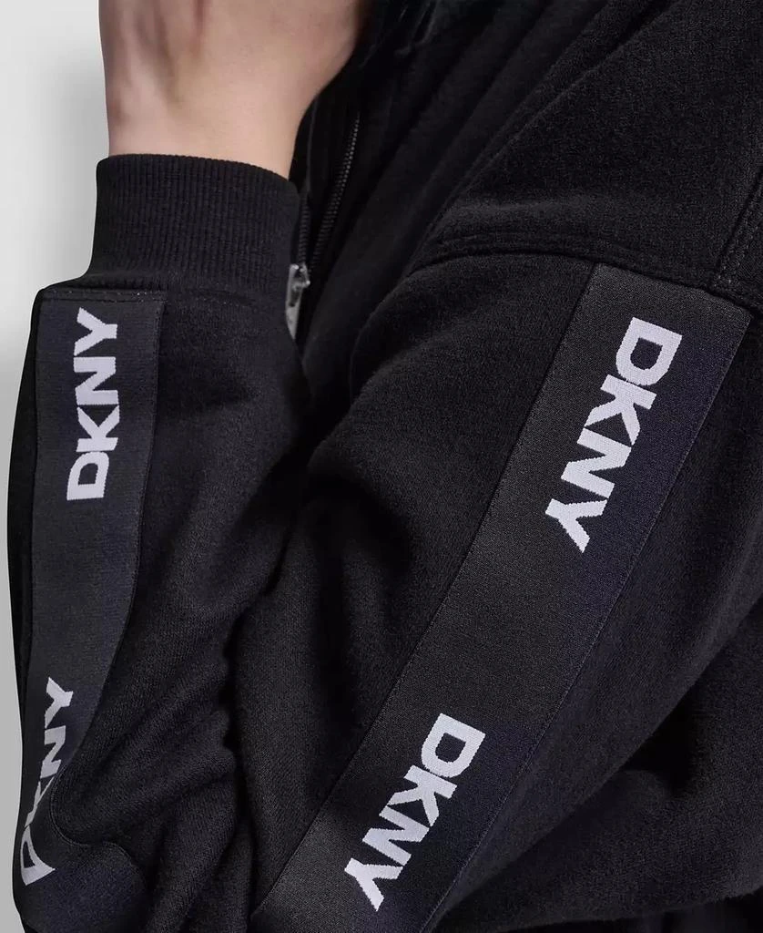 DKNY Sport Women
s Classic Logo Elastic Oversized Quarter-Zip Top 6