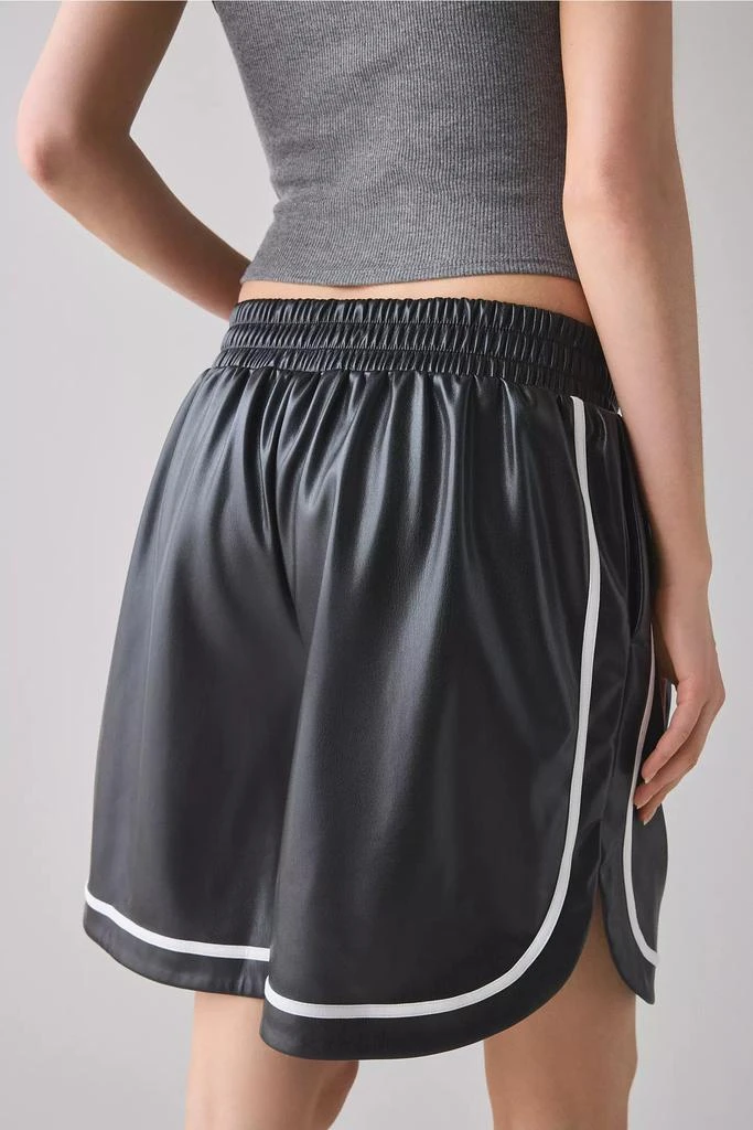 BDG BDG Star Player Faux Leather Athletic Short 4