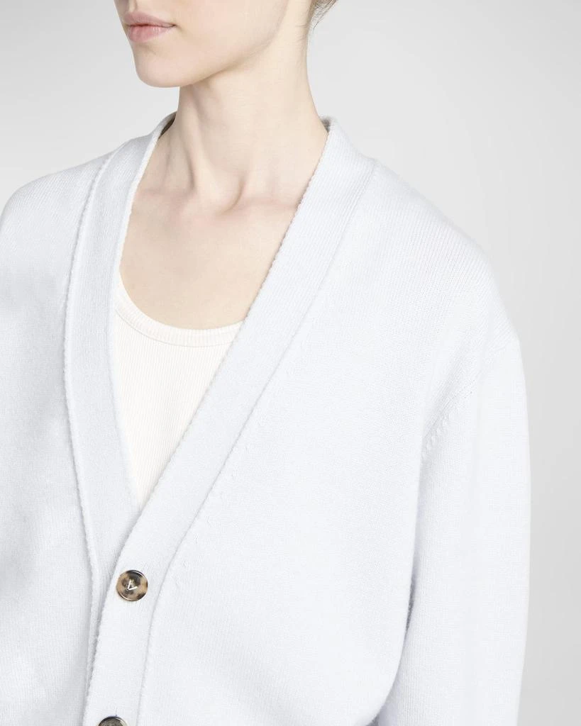 Bottega Veneta Classic Cashmere Cardigan with Intrec Patches 7