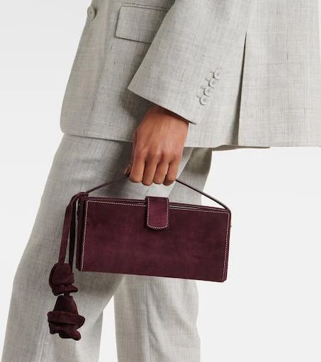 Magda Butrym Apolonia Small suede clutch 2