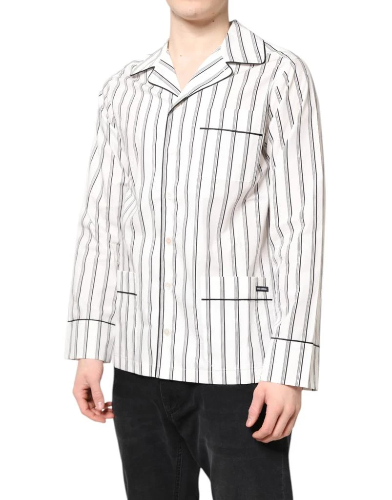 Dolce 
Gabbana Stripes Lounge Pajama Sleepwear Men
s Shirt 2