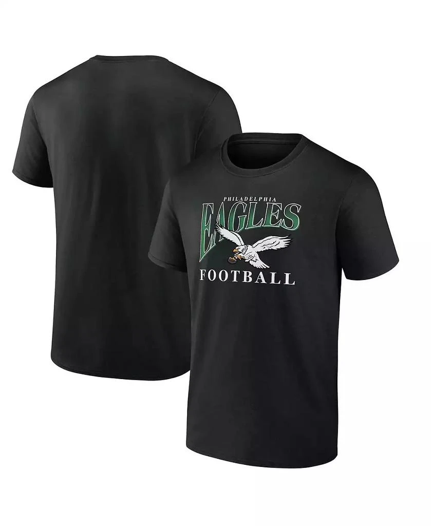 Fanatics Men's Black Philadelphia Eagles Football T-Shirt 1