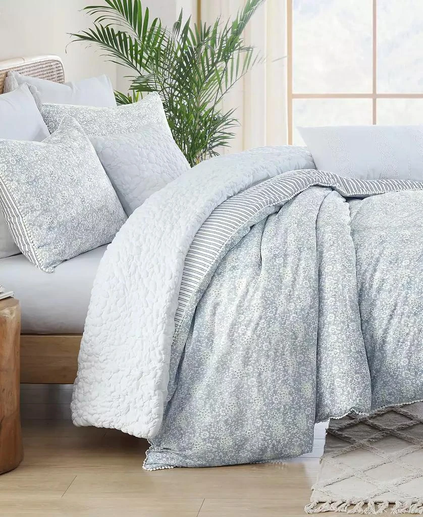 Peri Home Ikat Eyelet 3-Pc. Comforter Set 2