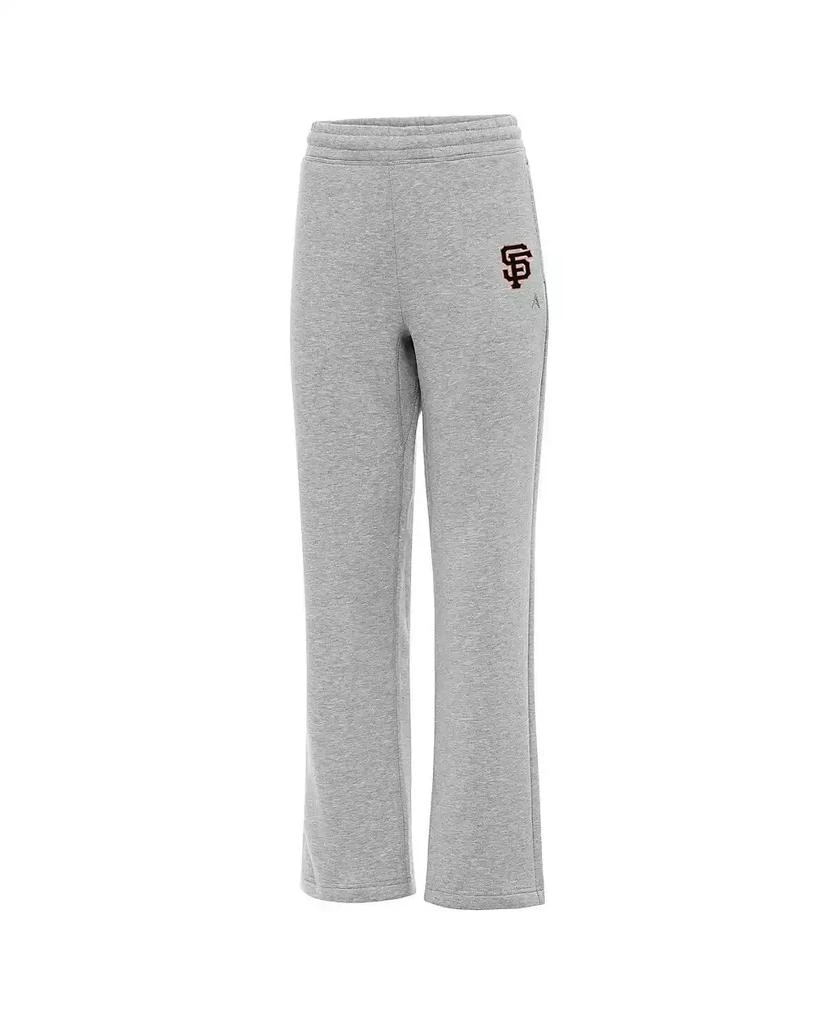 Antigua Women's Heather Gray San Francisco Giants Victory Sweatpants