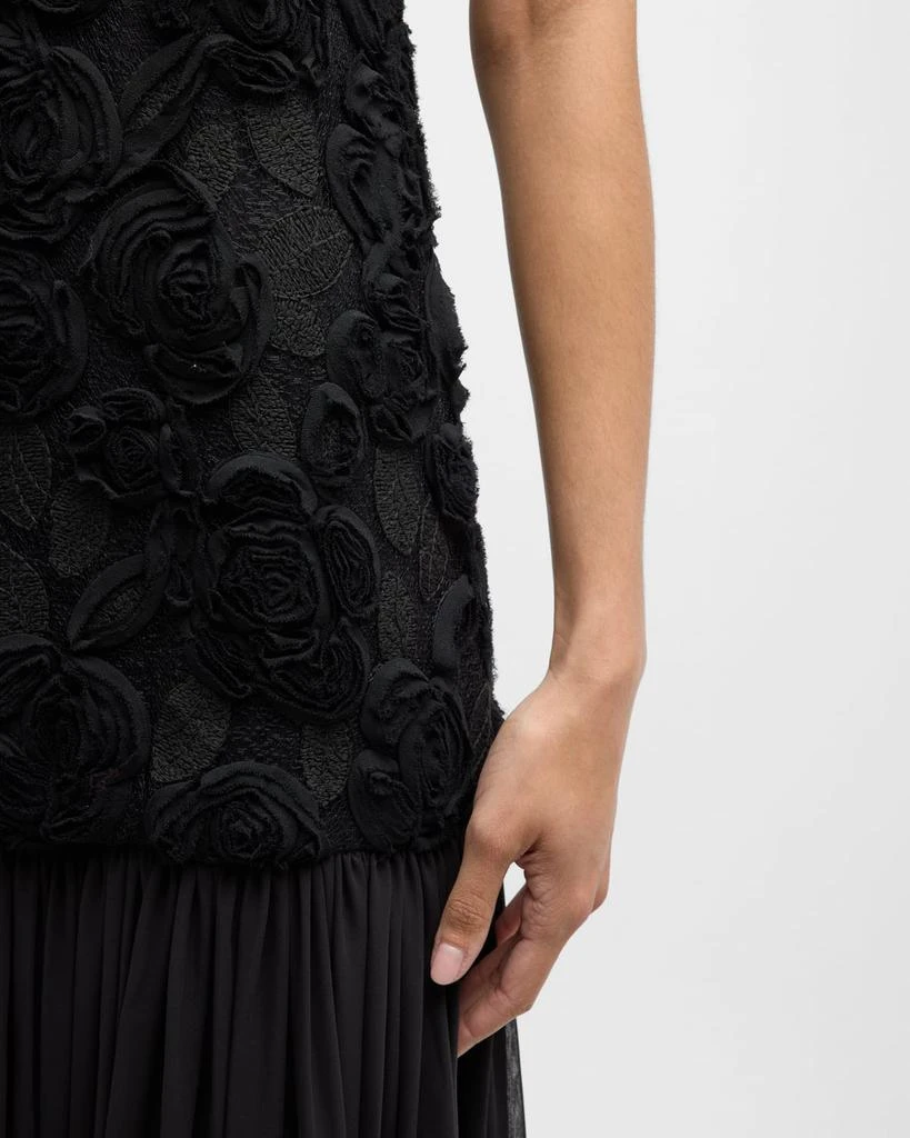 Alexis Natalina Floral Applique Embroidered Maxi Dress 5